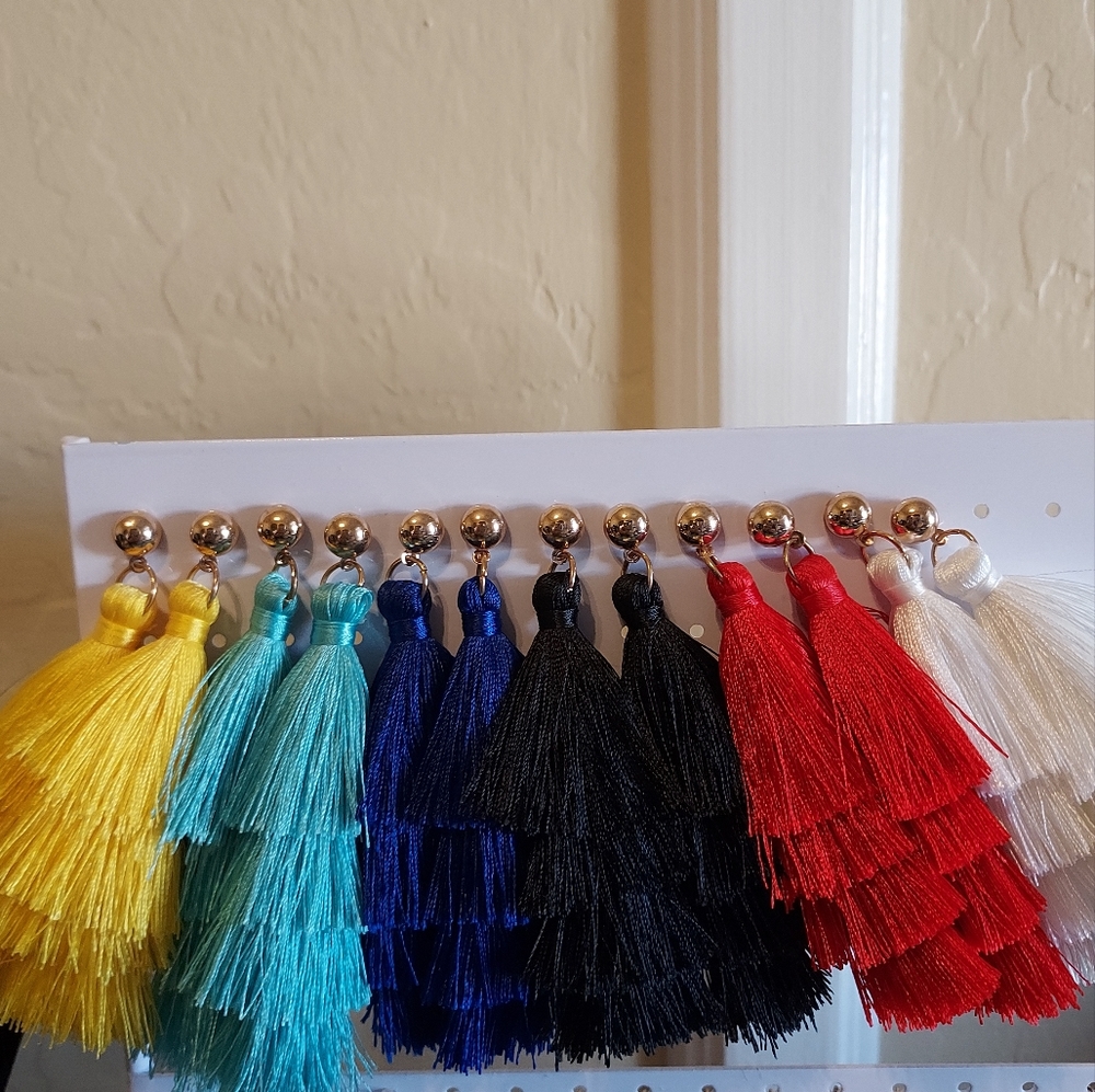 Tassel (large) earrings Set.